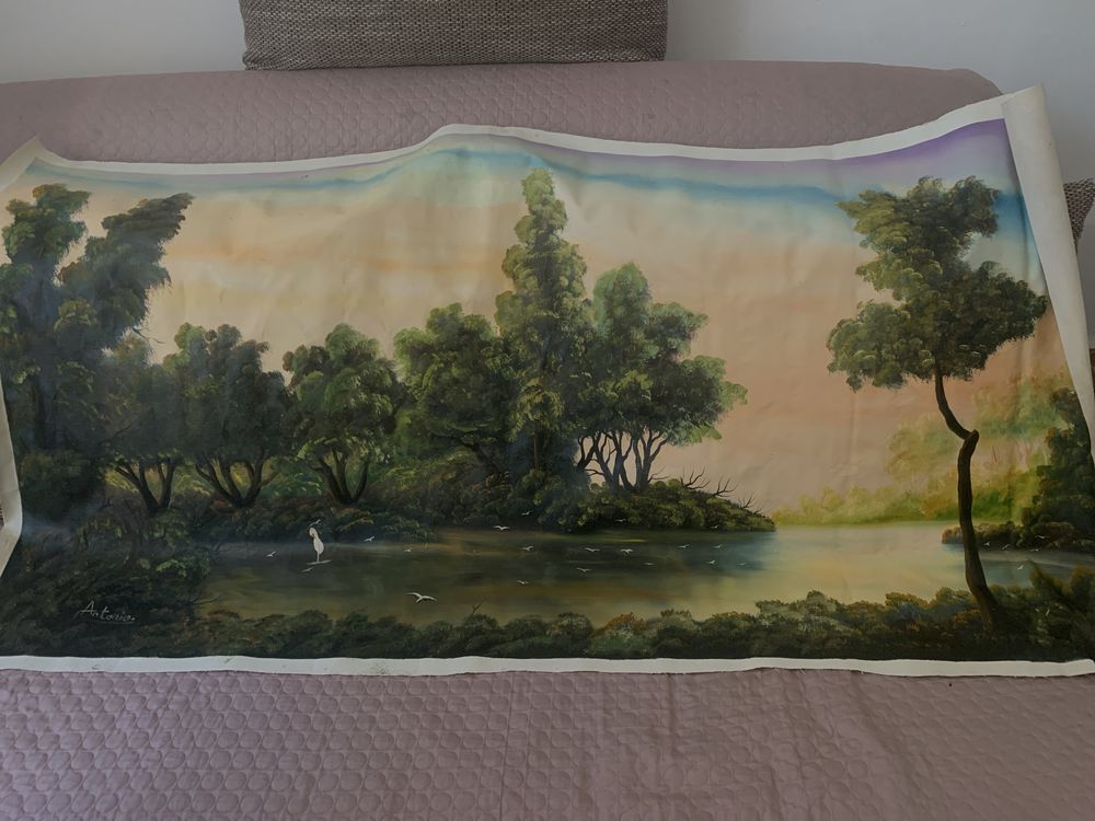 Vând pictura in ulei pe panza