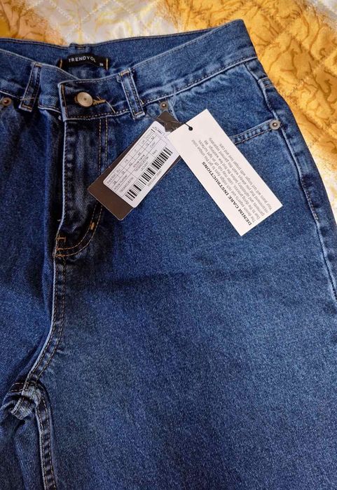 Дънки Wide leg - тъмносини. Чисто нови с етикет.