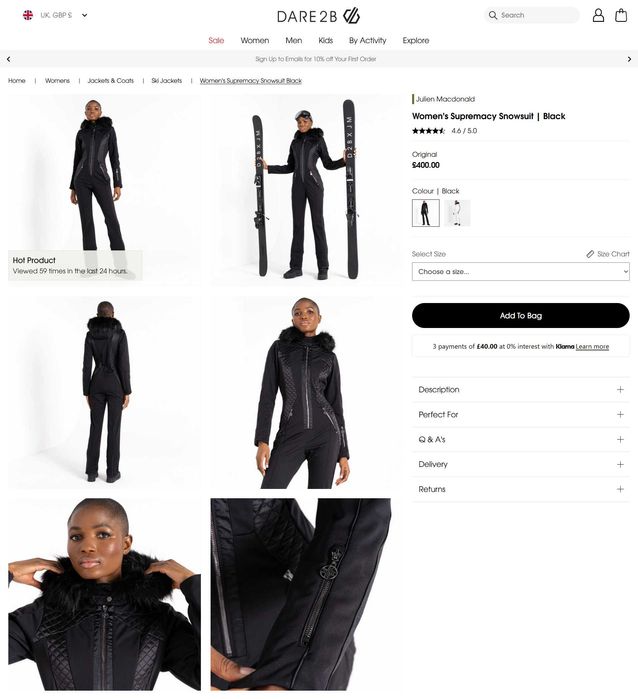 DARE 2B Supremacy, ски костюм, L, XL нов, оригинален дамски ски