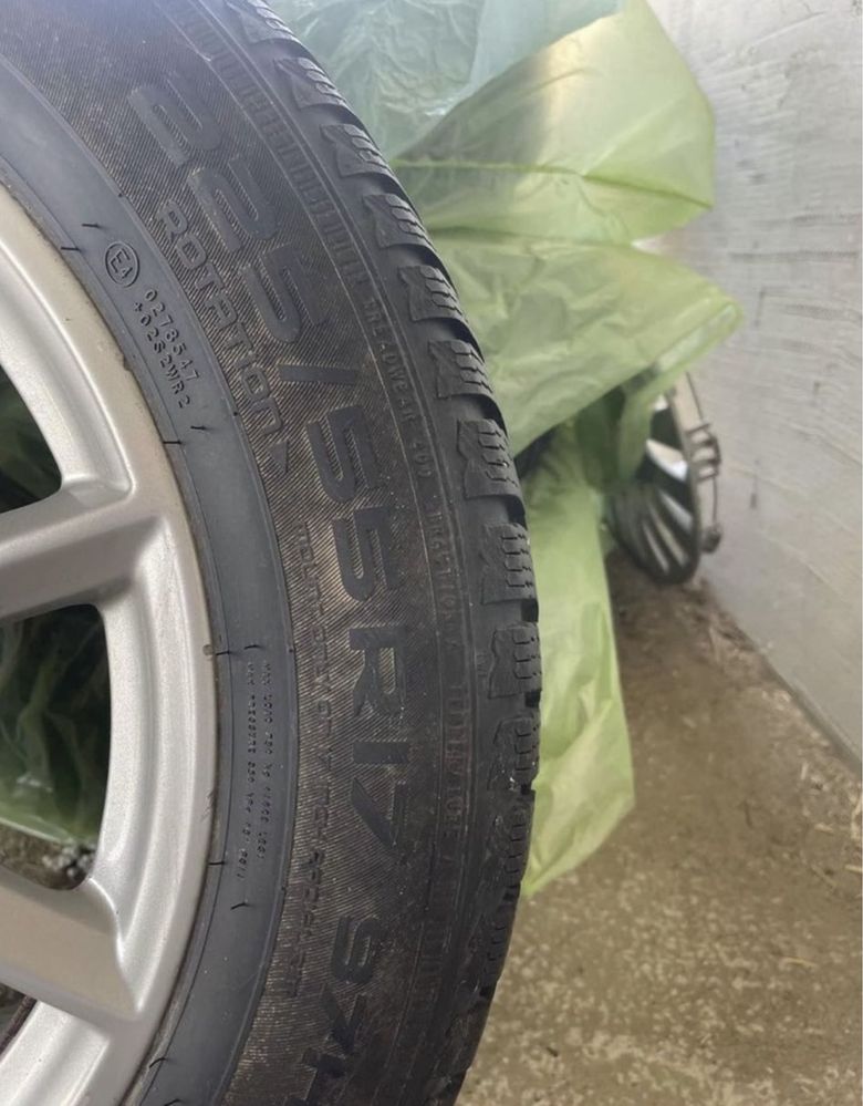 4xJante+Cauciucuri 225/55R17 Iarna BMW Stare Impecabilă