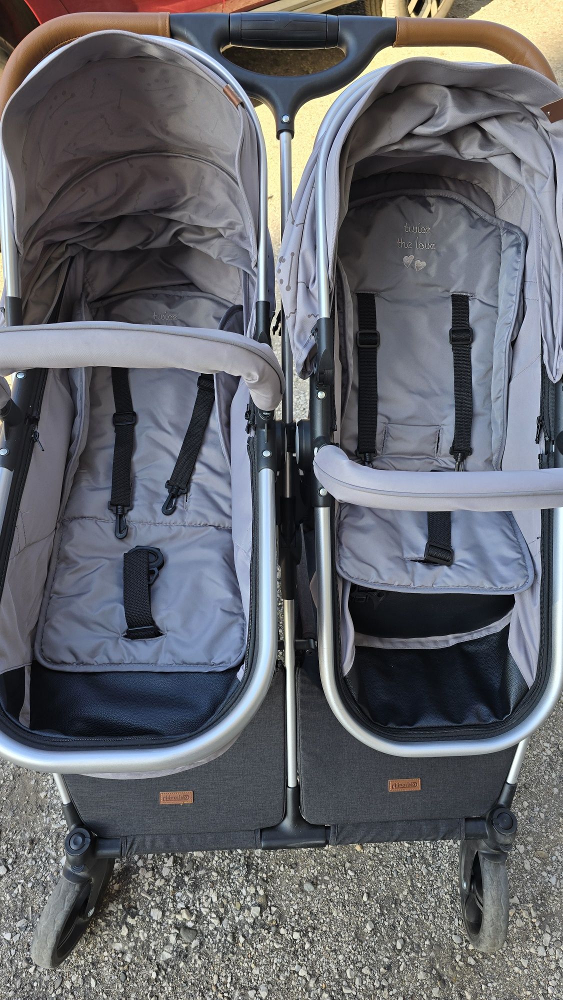Chipolino Duo Smart Количка за близнаци