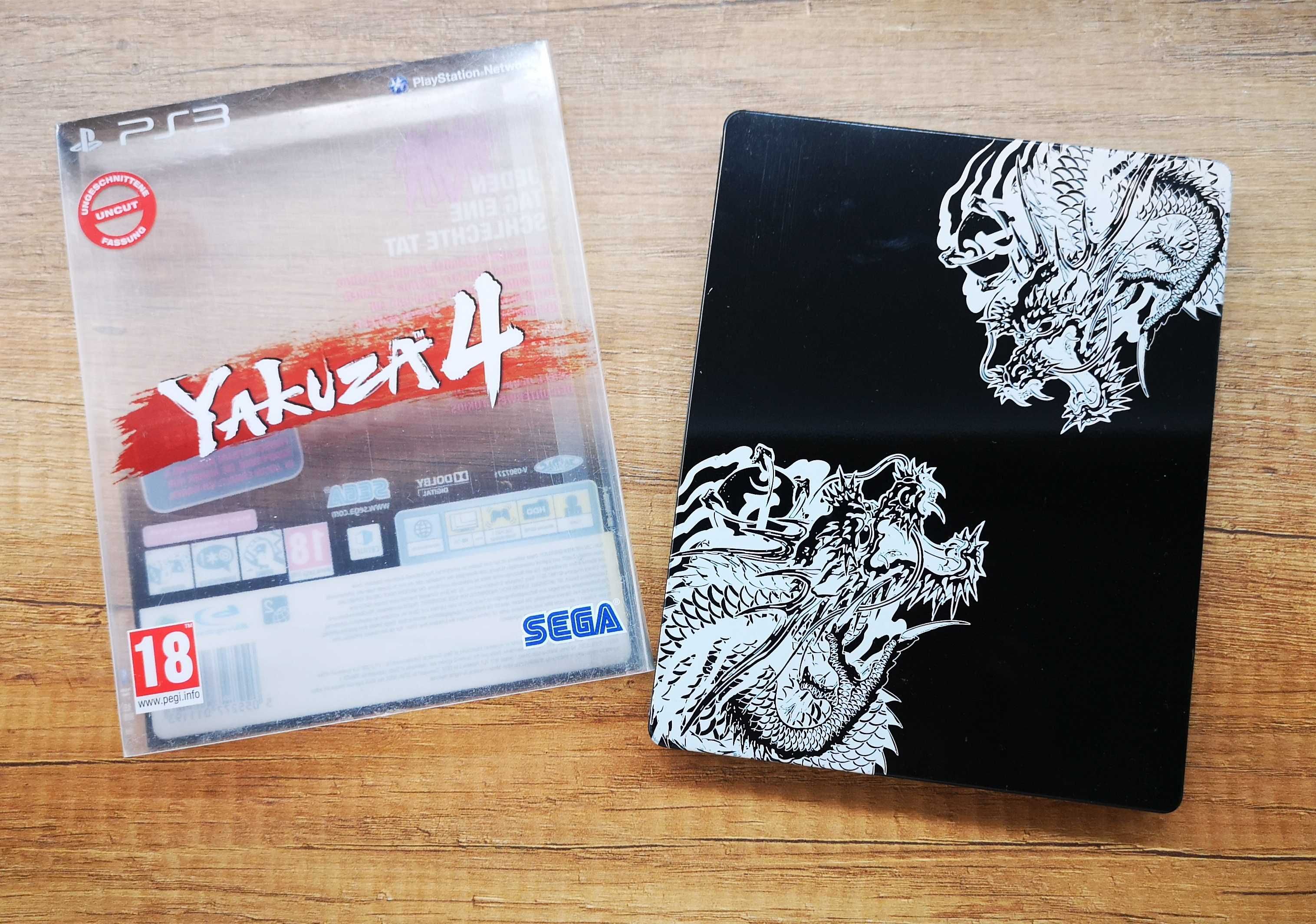 Yakuza 4 PS3 PlayStation 3 Steelbook Limited Edition