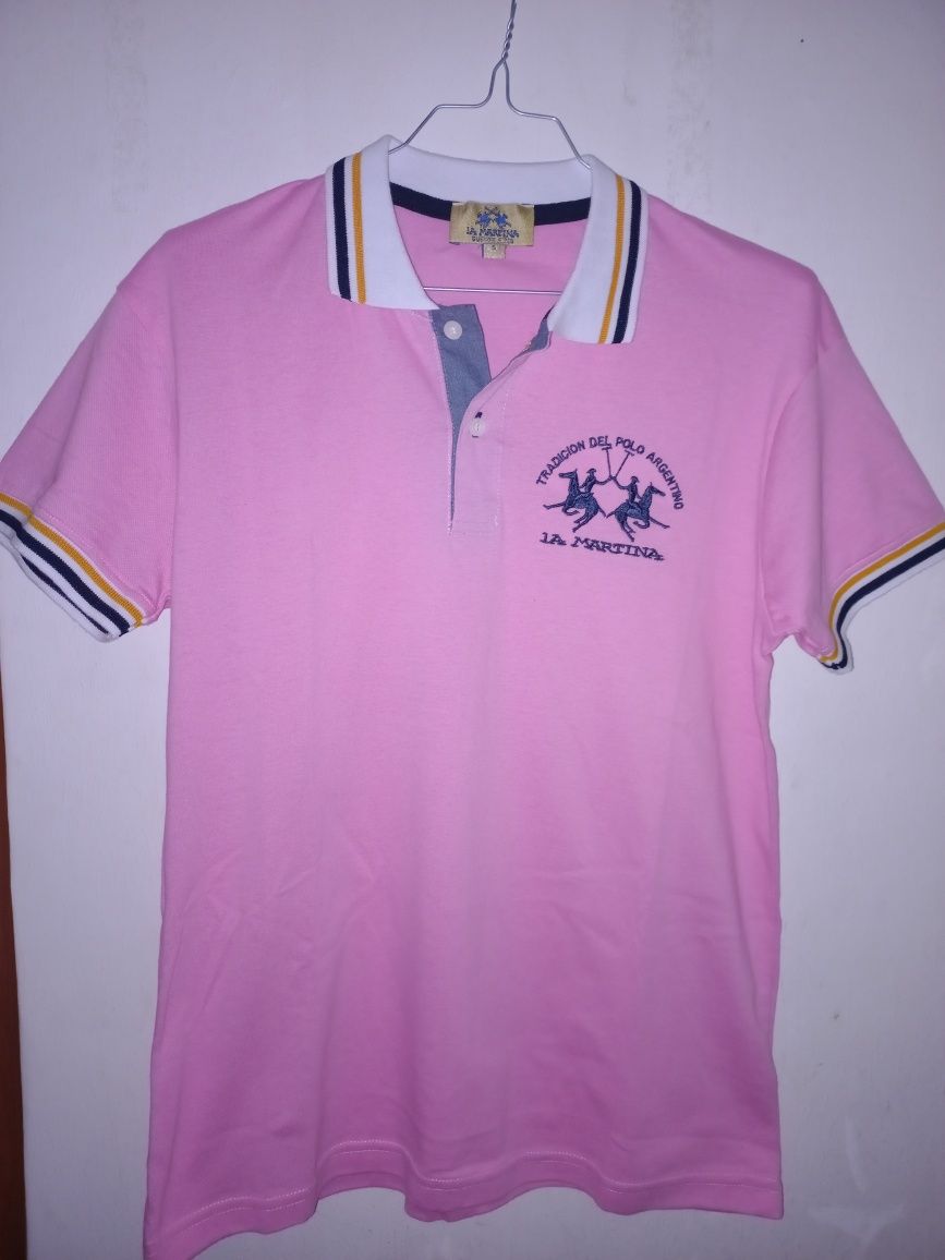 Мъжка тениска с яка / тип поло - La Martina размер S-M