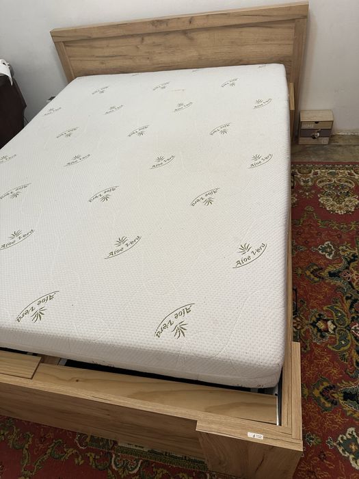 Pat 140x200 cu saltea inclusa
