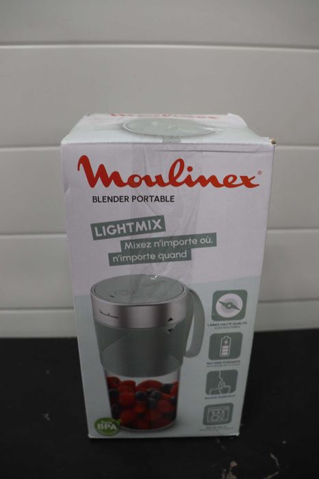 Moulinex Lightmix, Преносим блендер, Безжичен, 300мл, Мощен