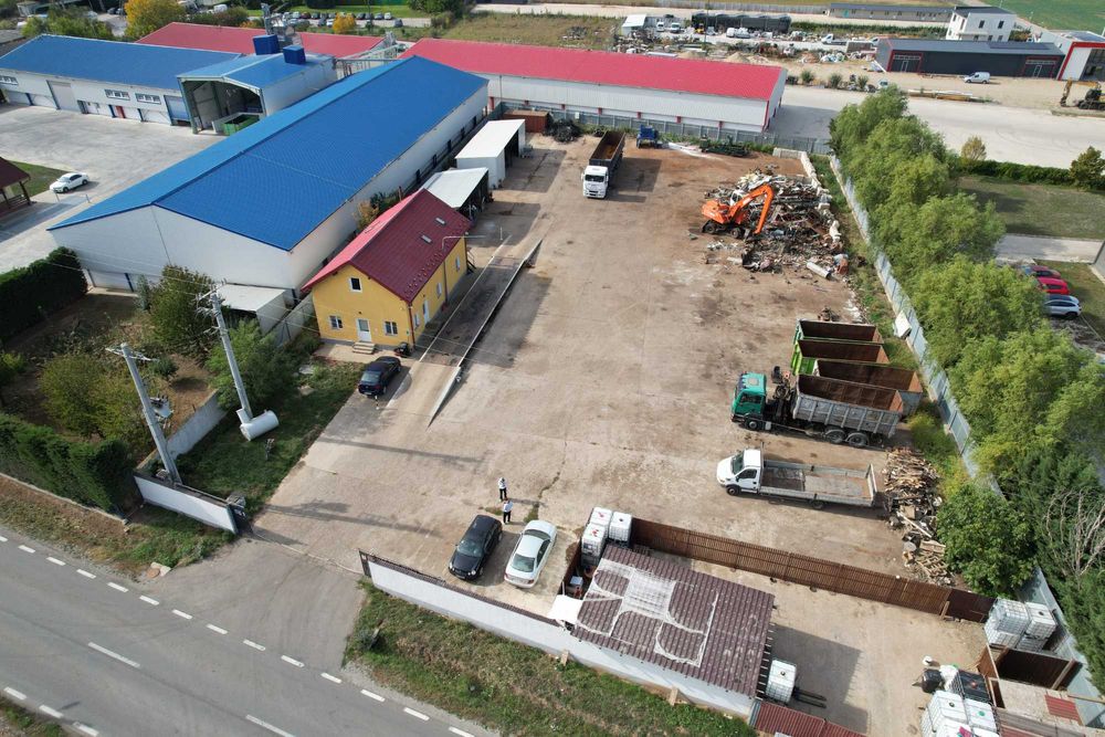 Depozit- Teren 4000 mp, clădire administrativă și facilități, Palota