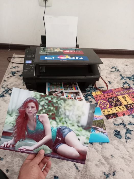 Epson L 210 idialni holatda prabeg350 dyuzi 100%. Rasm o'zida chiqgan