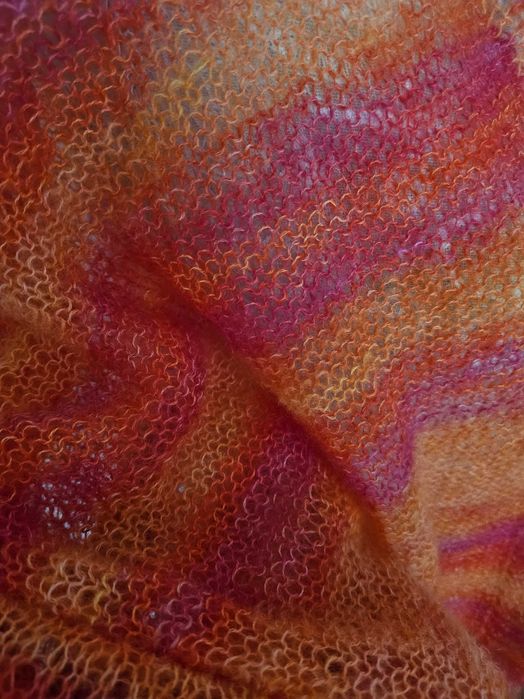 Cardigan oversize handmade din mohair