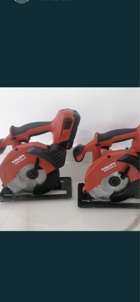 Hilti scw scm 350 ron bucata corp circular de mana pe acumumulator