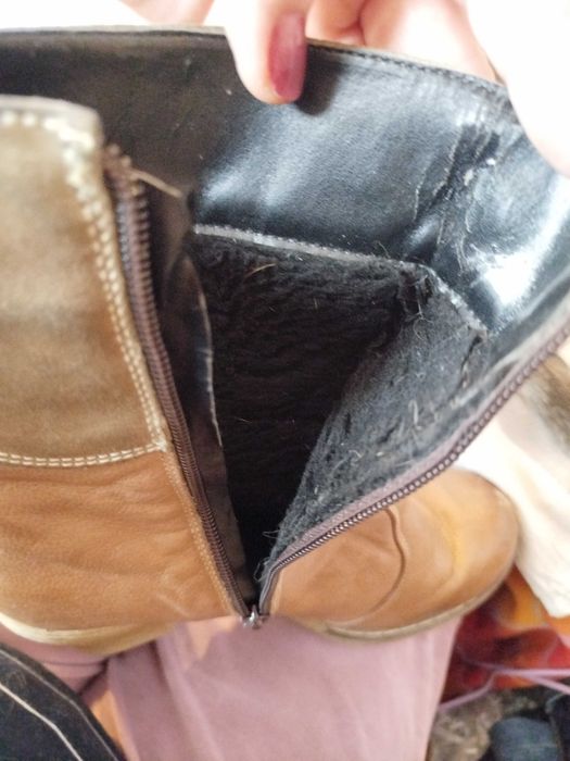 Ghete femei,37, antiderapante și foarte comode, piele naturală