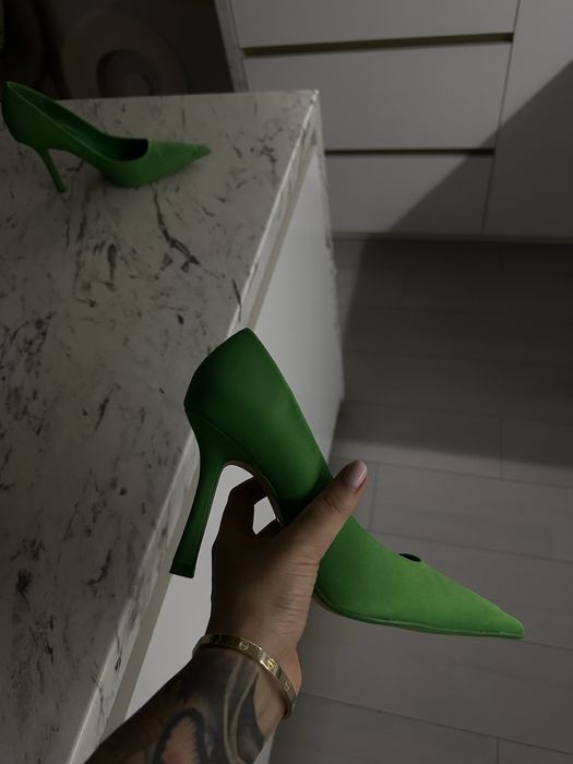 Pantofi stilleto zara cu toc cui