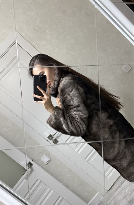 Норковая шуба, размер 42-44