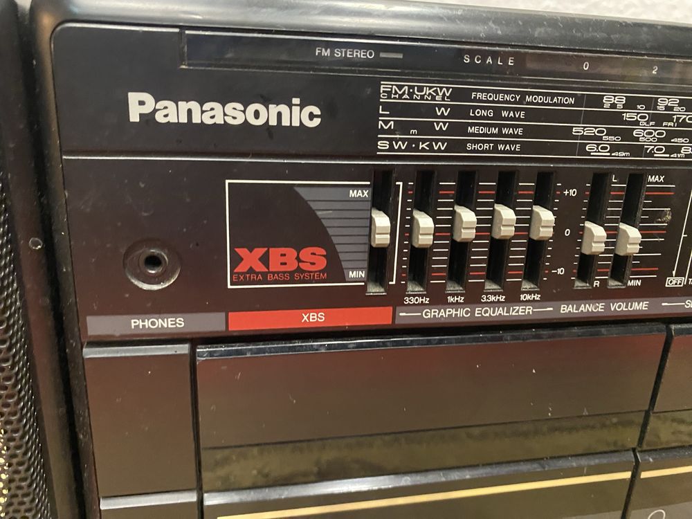 Двукасетъчен касетофон на панасоник ретро касетофон panasonic