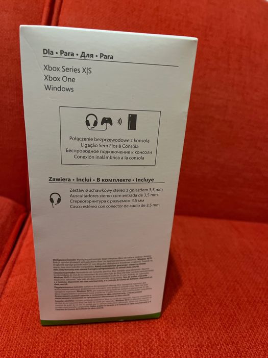 XBOX Microsoft wireless гейминг слушалки чисто нови