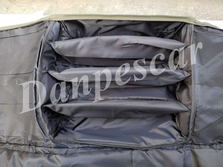 GEANTA HUSA pentru 4 lansete si 4 mulinete crap 190cm 3,60m din 2 buc