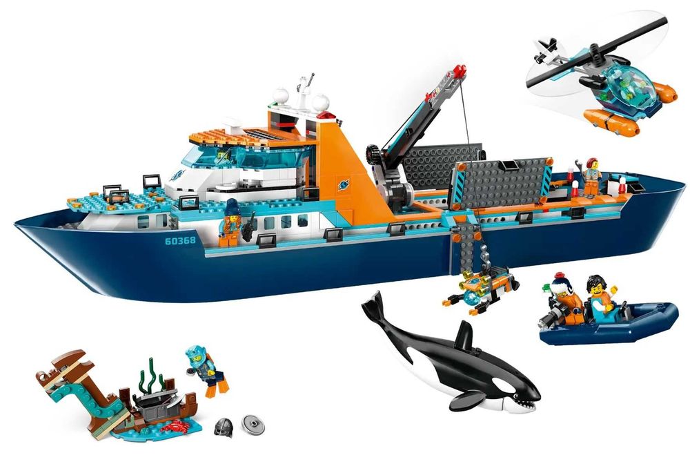 НОВО LEGO City 60368 - Арктически изследователски кораб