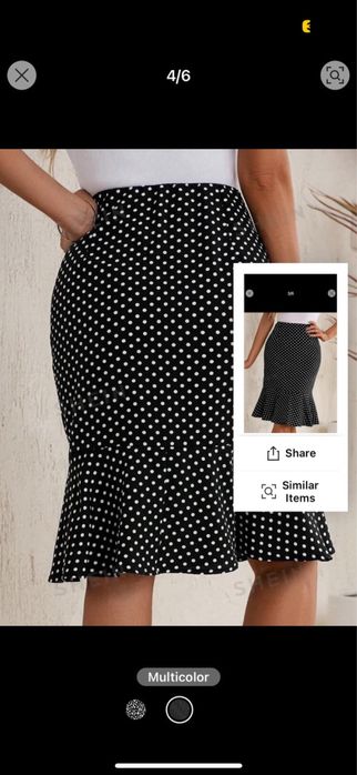 Дамска пола фина материя