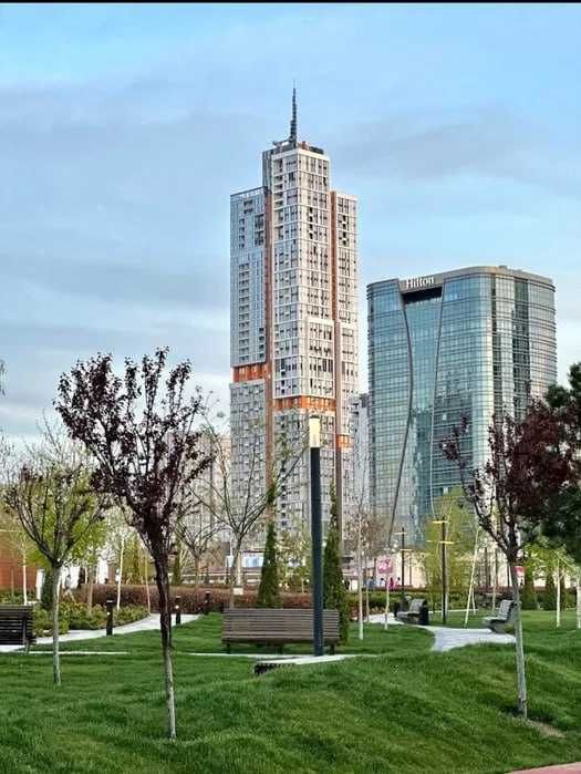 Квартира 2-комн., 60 м², коробка, Nest One, эт. 13/51, вид Хумо Арена`