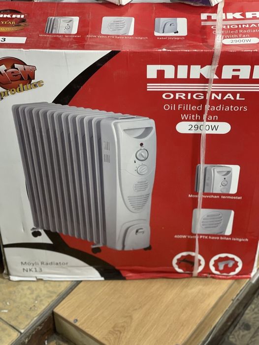 Масляный обогреватель Nikai скидка со склада доставка бесплатно