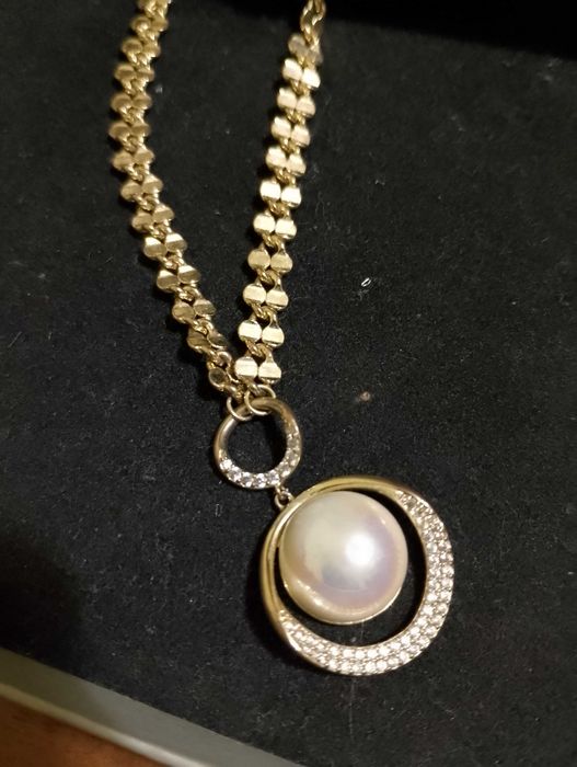 Дамско позлатено колие