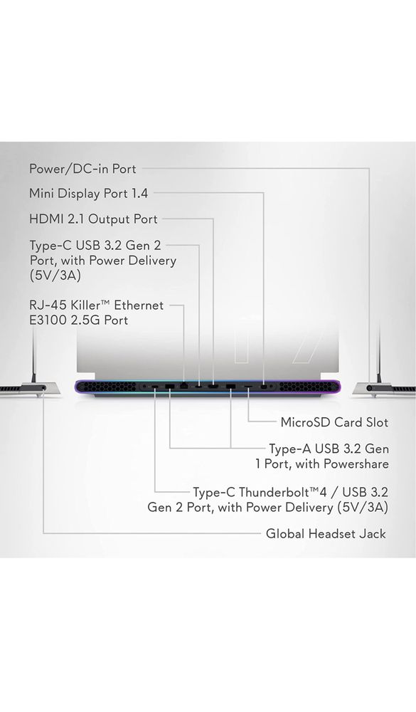 Laptop Gaming Alienware x17 R2 17.3” 165 Hz 4k
