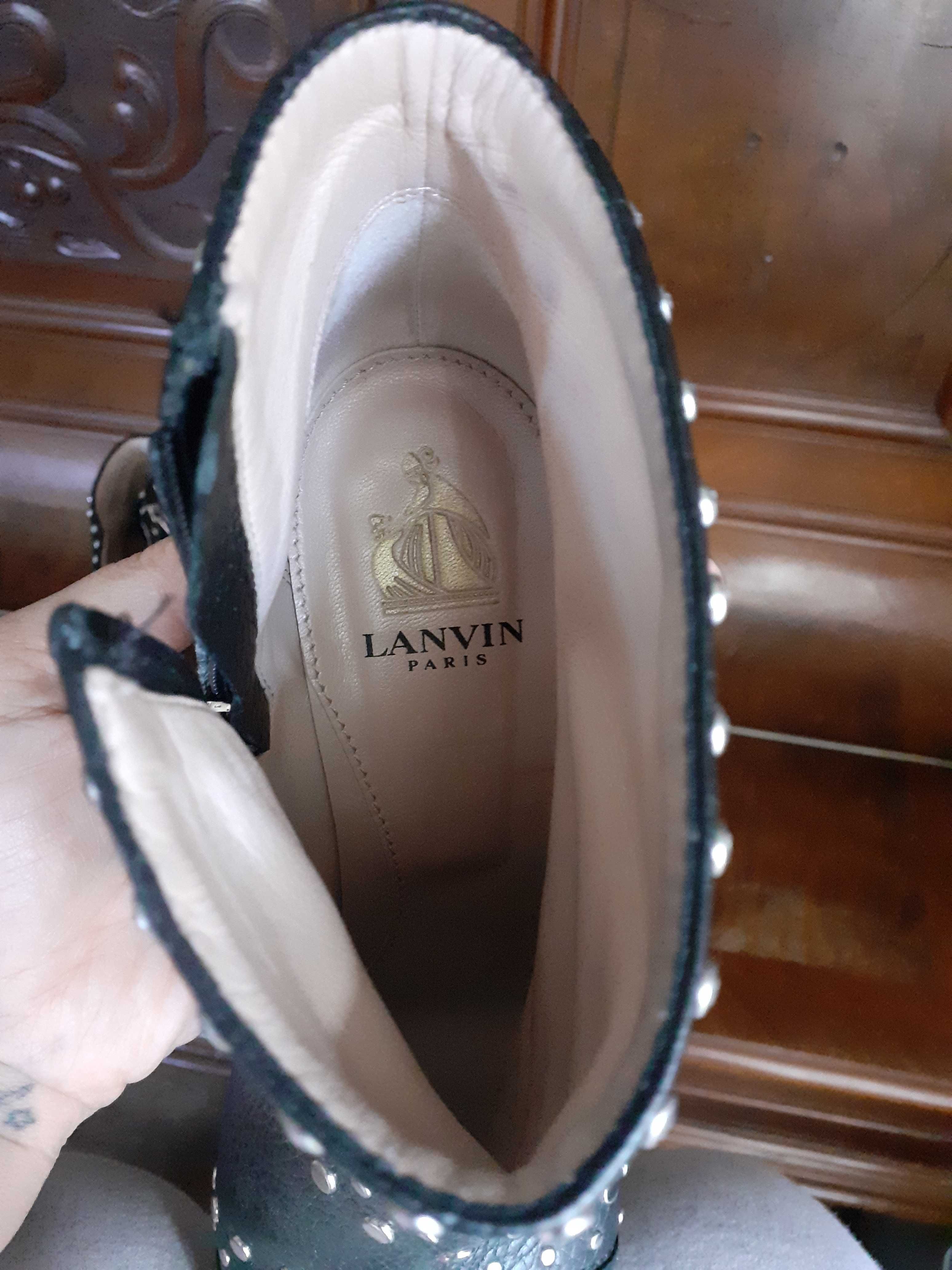 Botine Lanvin originale , piele, 37