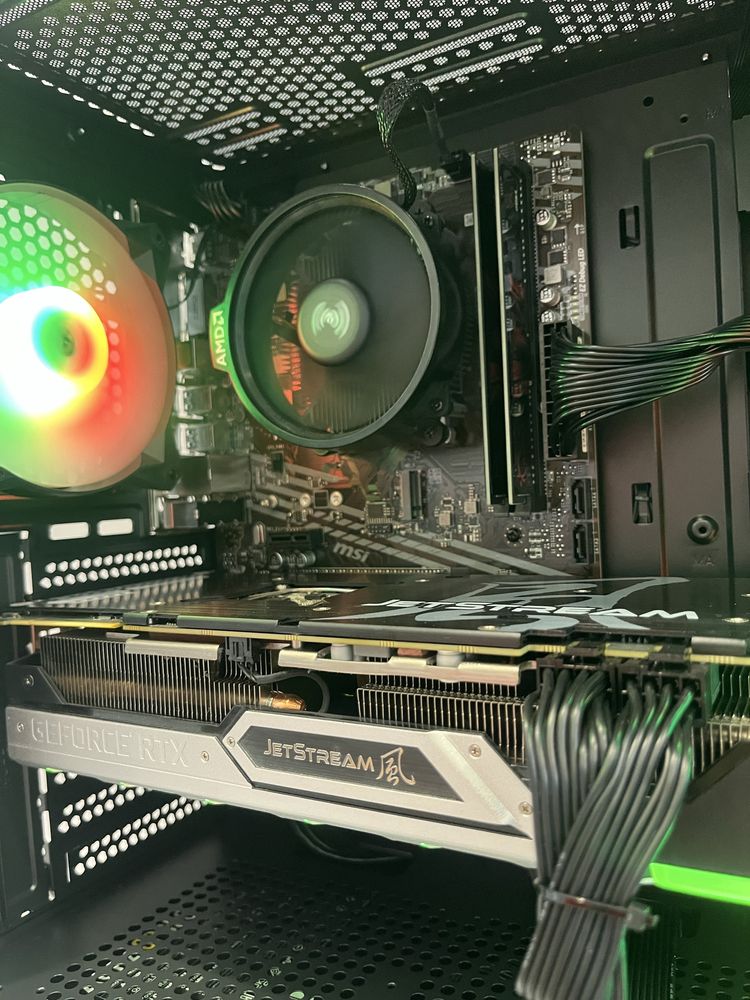 Геймърски компютър AMD Ryzen 5 3600, RTX 2070 Super 8GB, 16GB ram