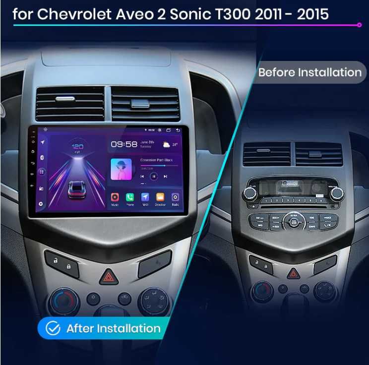 Мултимедия Android за Chevrolet Aveo 2 2011г-2015г