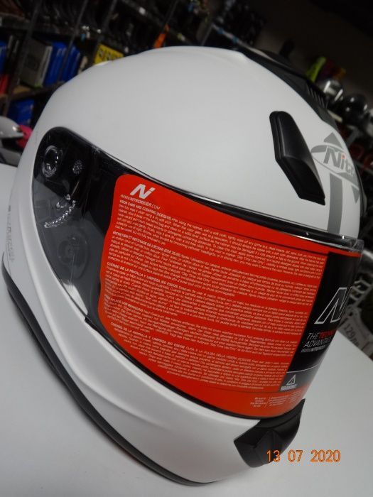 ШОК ЦЕНА! Kаска nitro n3100 rival white нова мото каска шлем s m l x