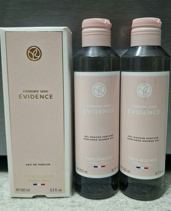 Set Comme une Evidence 100 ml cu 2 geluri de duș, Yves Rocher
