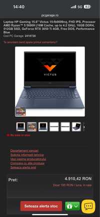 Laptop HP Gaming 15.6 Victus