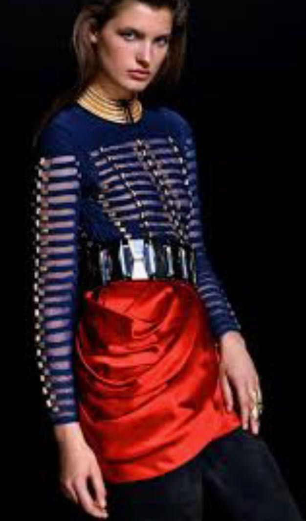 Bluza albastra Balmain Hm, 36