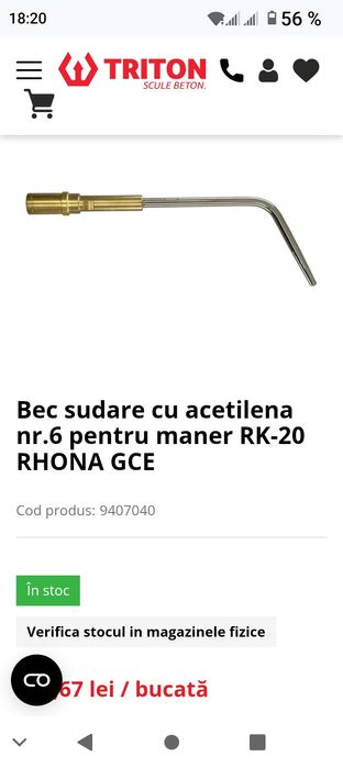 Vând aparat de sudura autogen