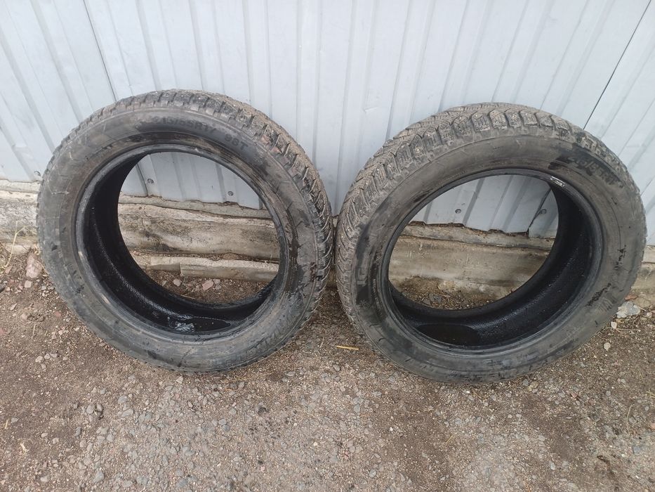Зимние шипованые шины 2шт