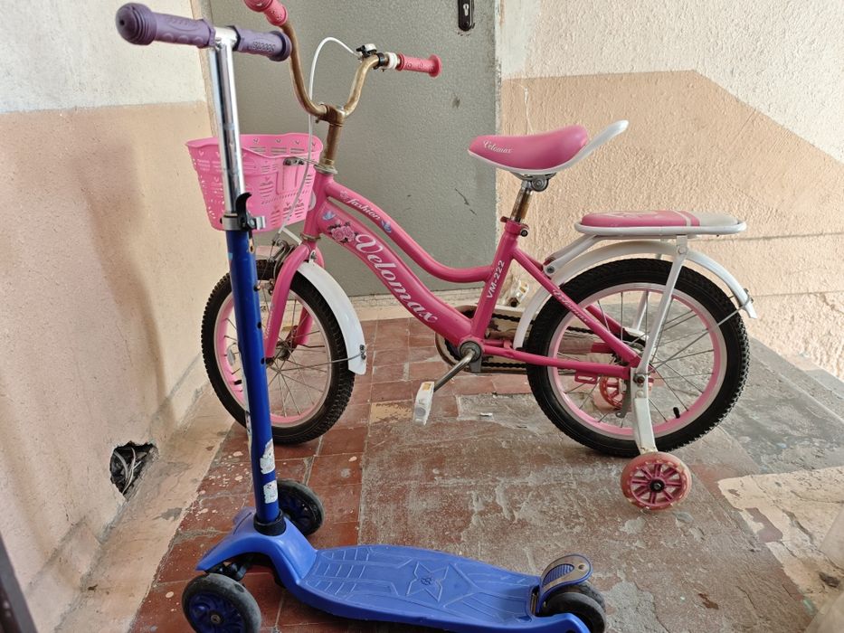 Детский Велосипед и самокат