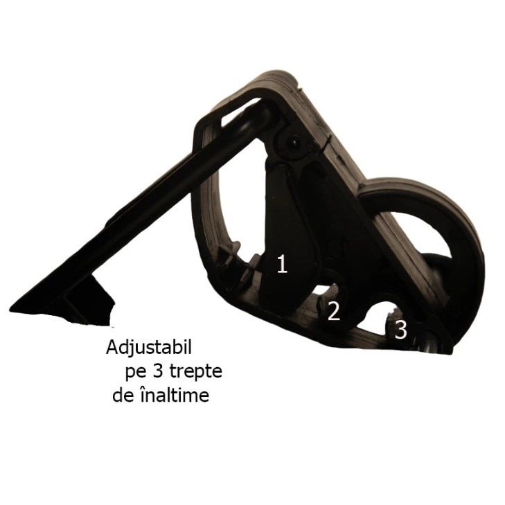 Balansoar bebelus ergonomic cu 5 trepte, gri, Buz