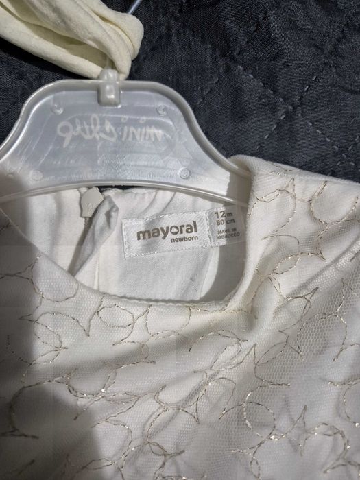 Официална детска рокля Mayoral  80 см. за 1 година .