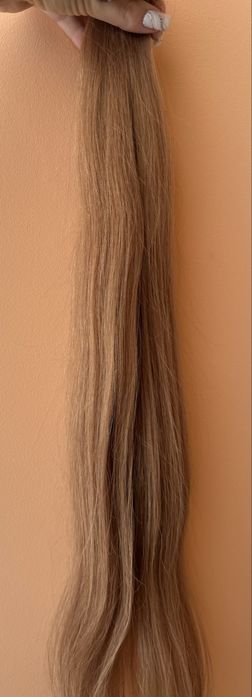 Кератинови кичури от 100% естествена коса , 150гр