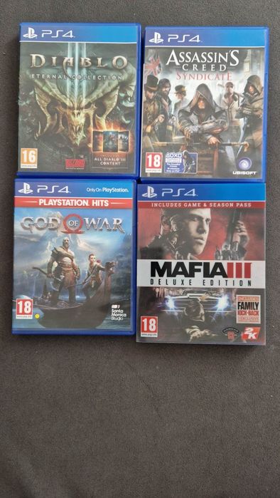 Продавам игри за PlayStation 4- палетна цена