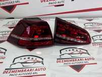 Set Stanga Stop/Stopuri Aripa/Haion Full Led Vw Golf 7 Hatchback