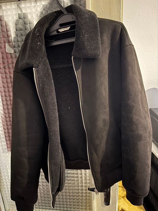 Яке от изкуствен велур ZARA