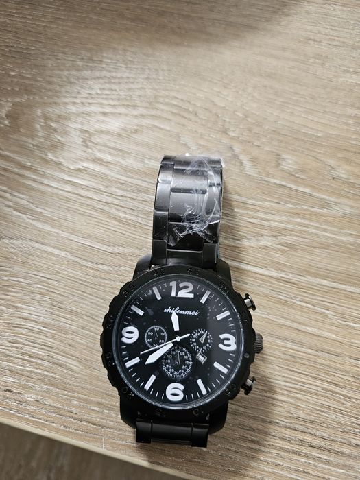 Vând Ceas barbatesc  Shifenmei - negru curea metalică, analog