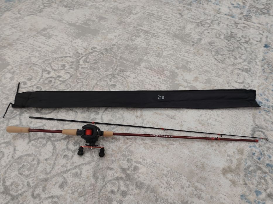 Спиннинг 2.10 с мультипликаторной катушкой