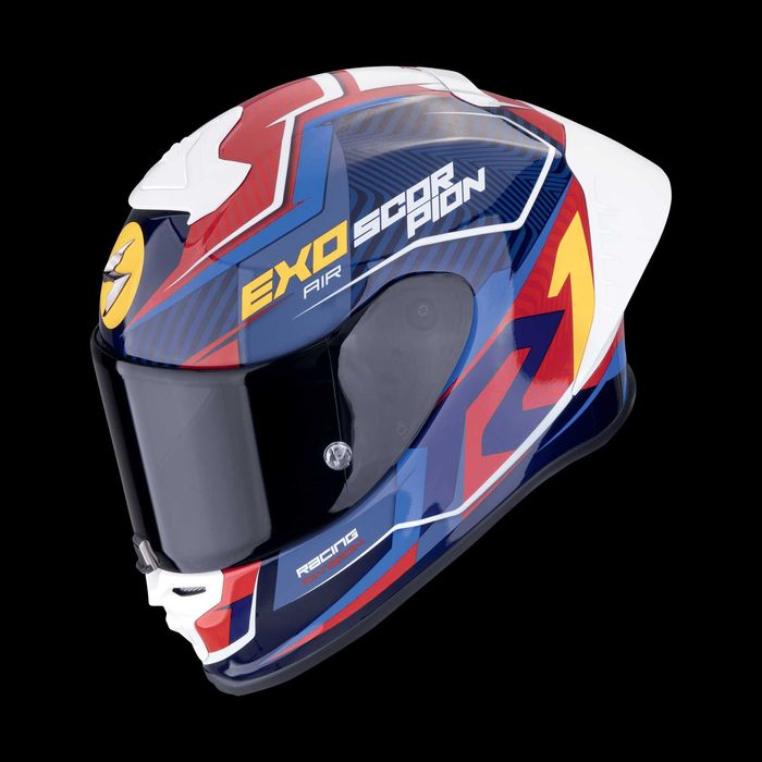 Мото Каска SCORPION EXO-R1 EVO 2  AIR COUP Blue-Red-Yellow