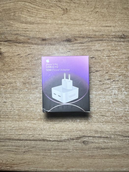 Power Adapter Type C-C 50W два разьема
