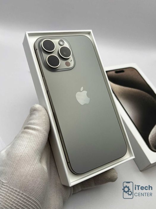 iPhone 15 Pro MAX, 512GB, 100% батерия, КАТО НОВ, 1г. пълна ГАРАНЦИЯ!