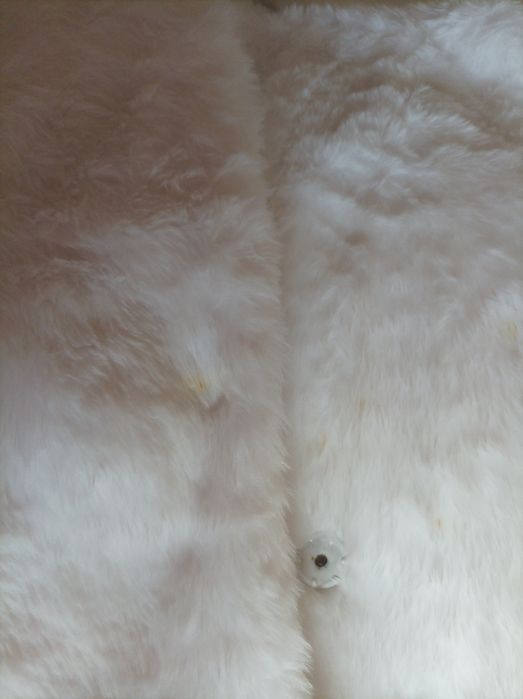 Дамско палтенце с изкуствен косъм