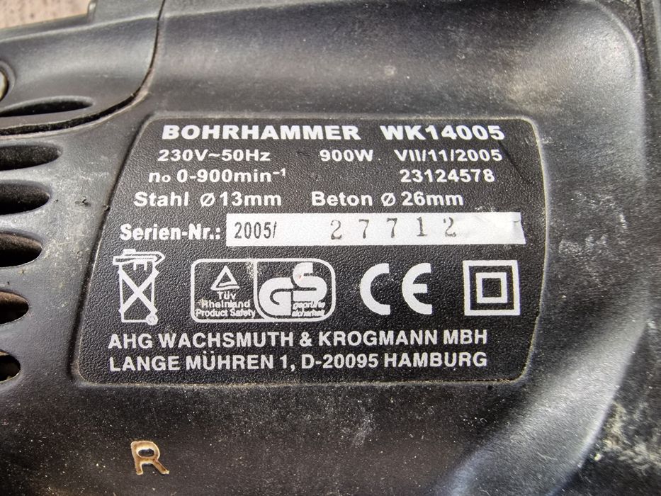 Bortmasina cu ciocan ~ cu dalta CADOU ~ King Craft ~ Adus Din Germania