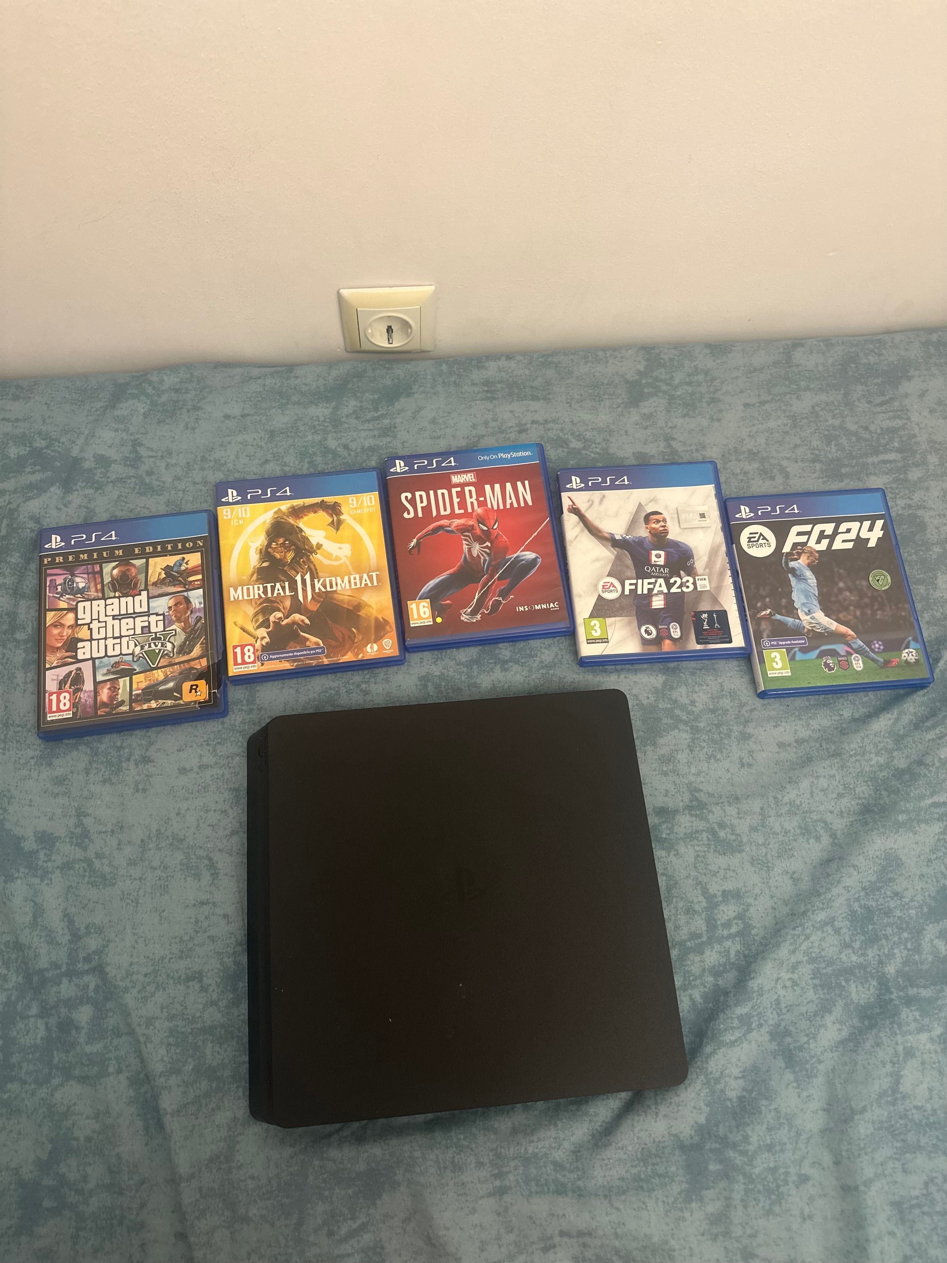 PS 4/Playstation 4 с 5 игри
