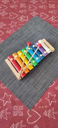 Дървени играчки - ксилофон; Карти Клевър